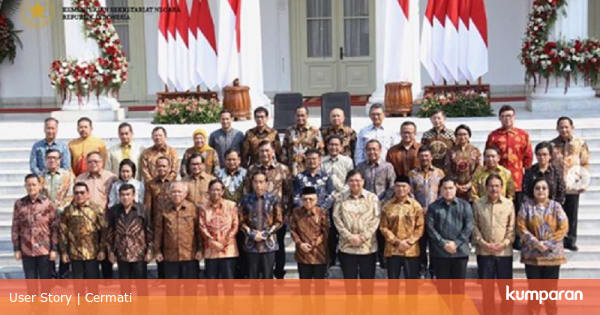  Daftar  Nama Menteri  Kabinet  Indonesia Maju Jokowi  2021 